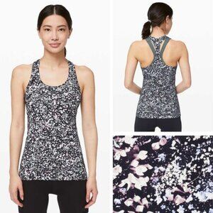 LULULEMON Cool Racerback II Size 2 Floral Spritz Multi